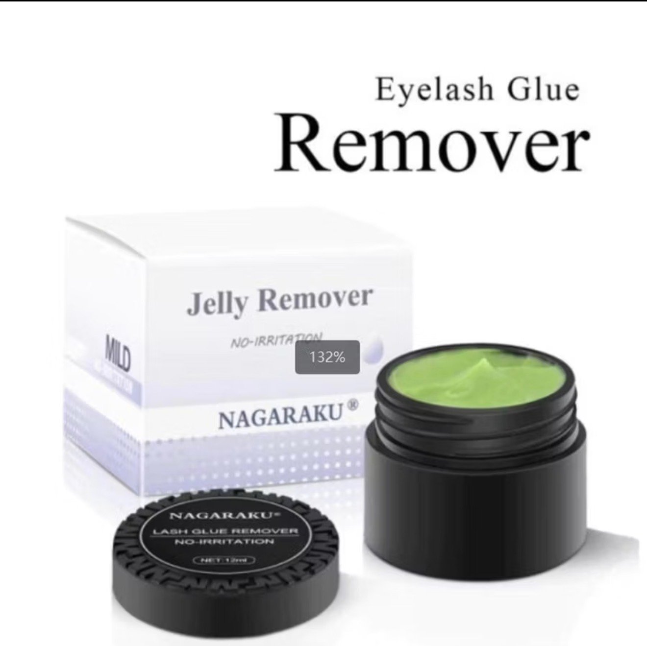 Removedor Jelly  nagaraku para cilios creme 12g